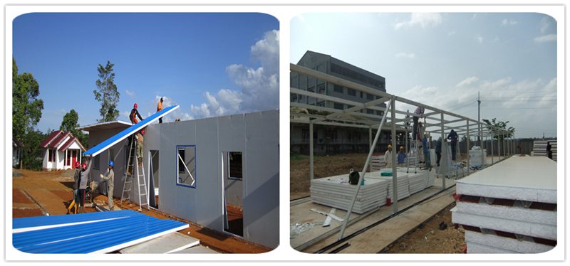 Application of sandwich panels