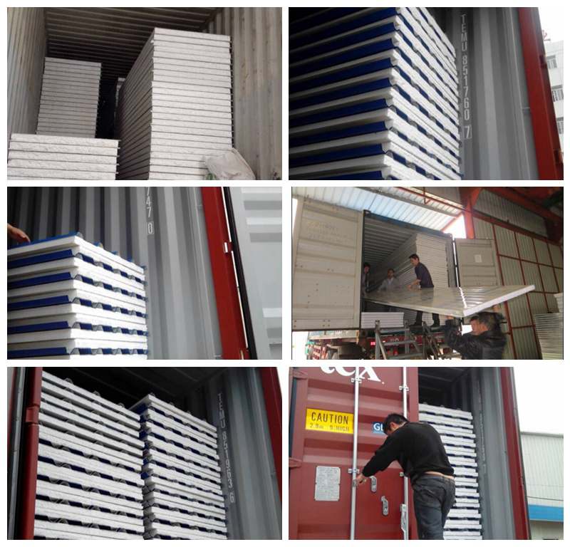 loading photos with sandwich panels