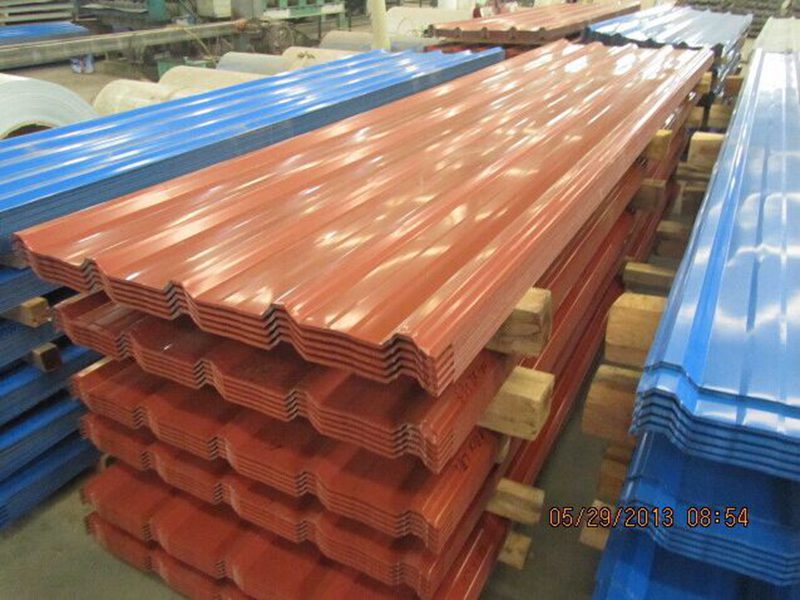 color corrugated roofing sheet