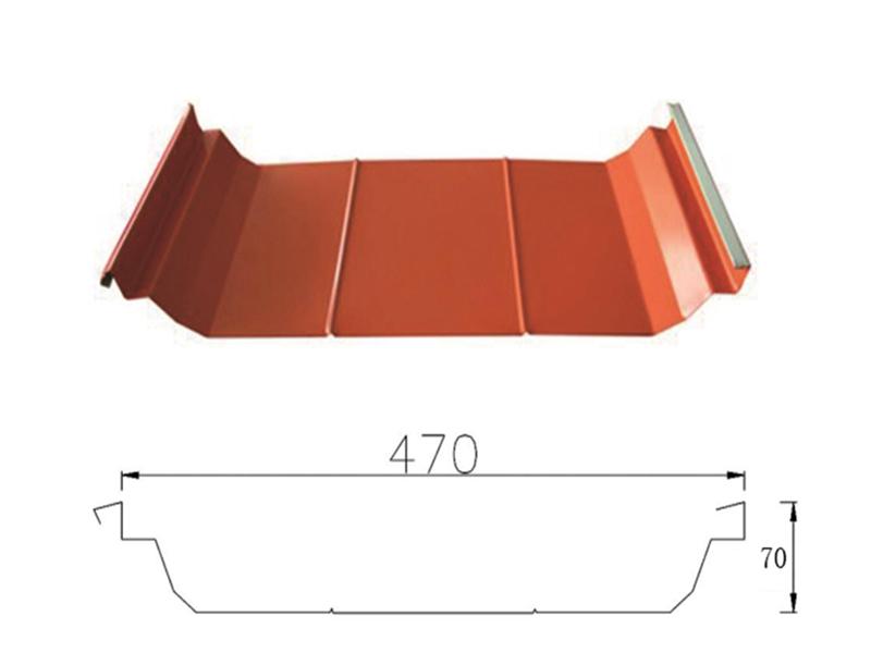 470 type roofing sheet