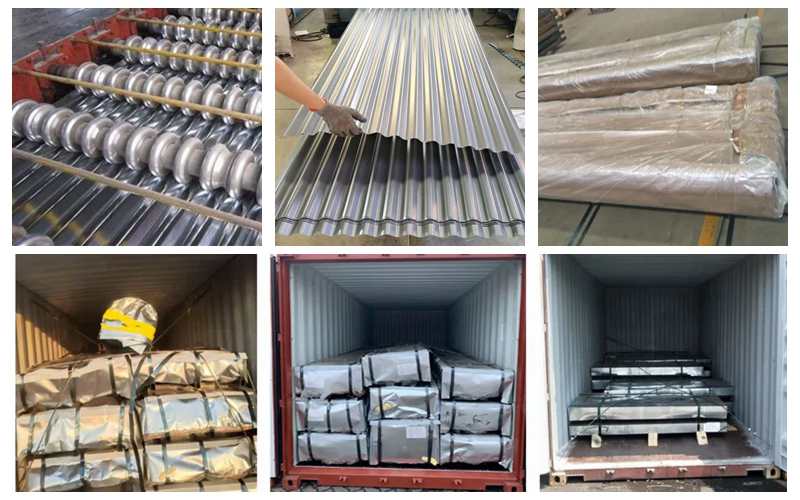 packing and loading roofing sheet