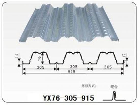 GI decking steel sheet